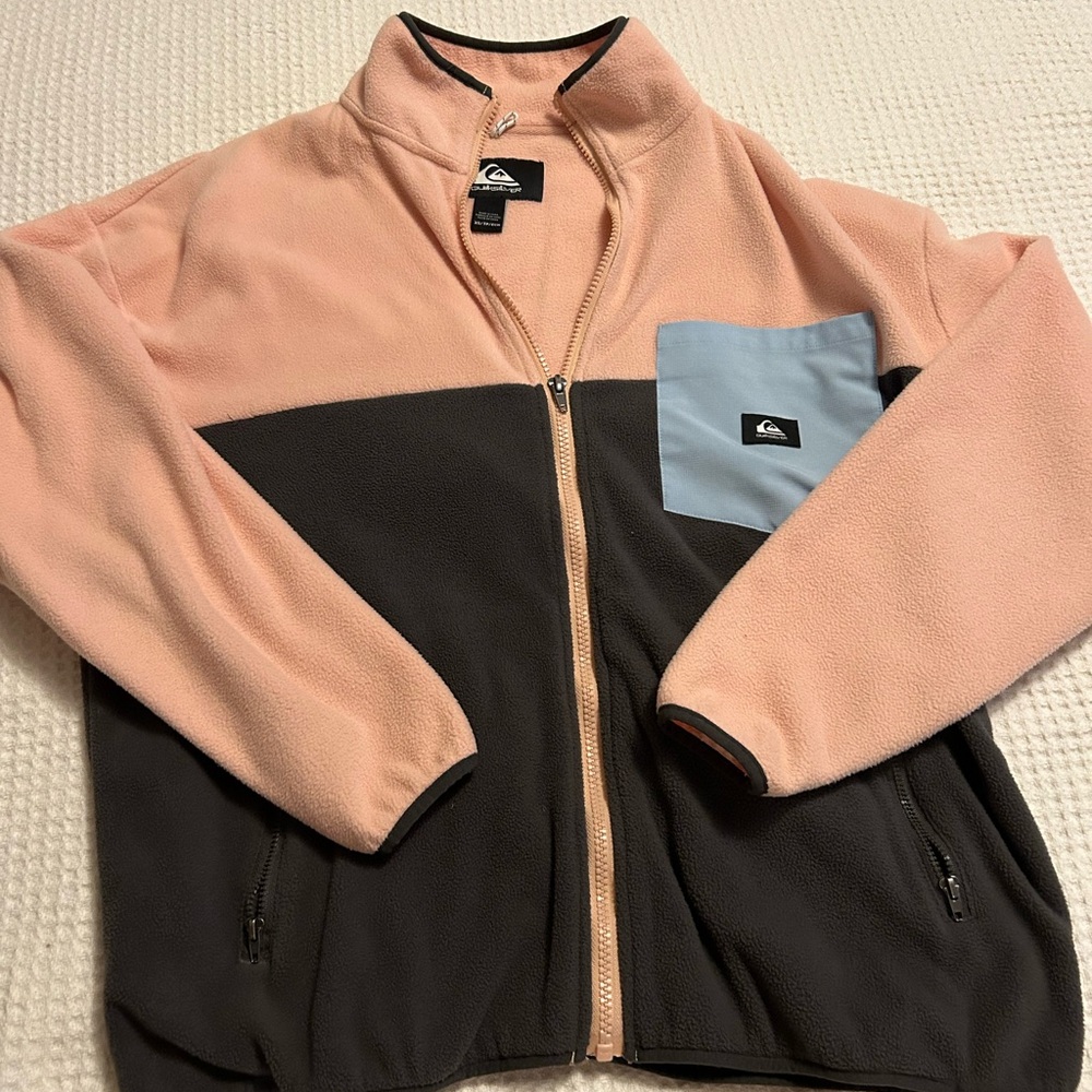 quicksilver fleece zip up
